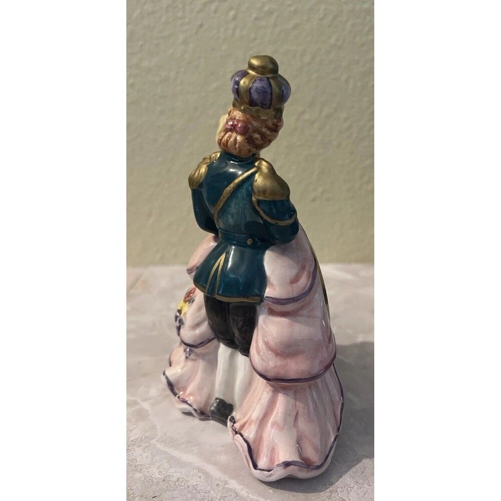 Fitz & Floyd Cinderella & Prince Charming Quartz Clock Vtg 1995 - Picture 3 of 8
